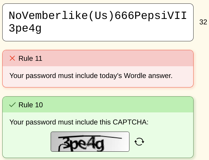 Mastering The Password Game: A Rule-by-Rule Breakdown