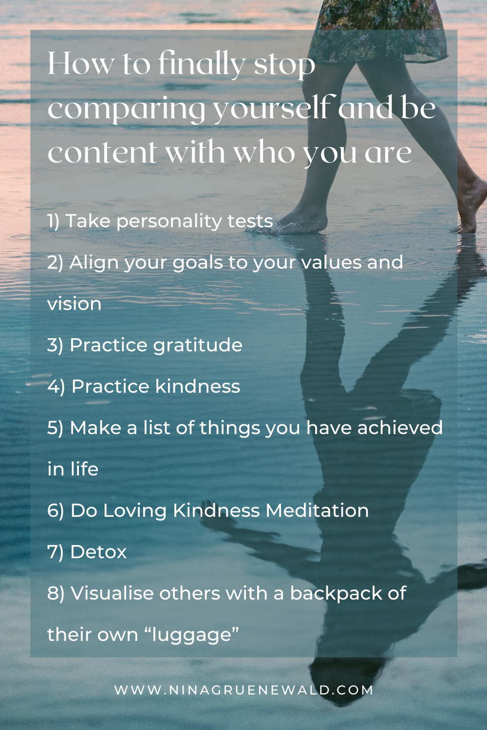 how to stop comparing yourself to others