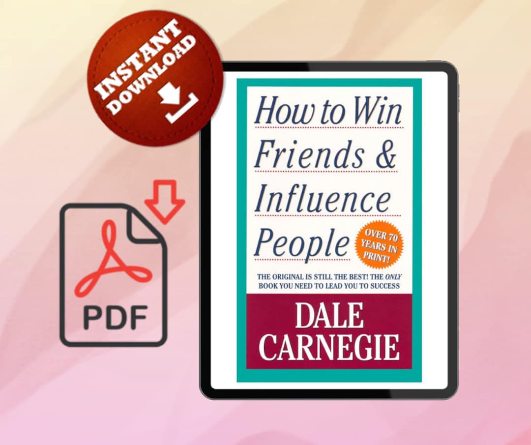 how to win friends and influence people pdf